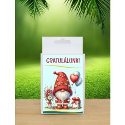 Gratulálunk Feliratos  ajándékdoboz  vetőmaggal