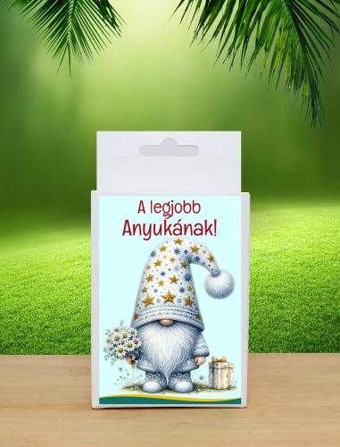 Legjobb anyukának feliratos ajándékdoboz  vetőmaggal