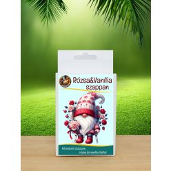 Rózsa és Vanília kézműves szappan