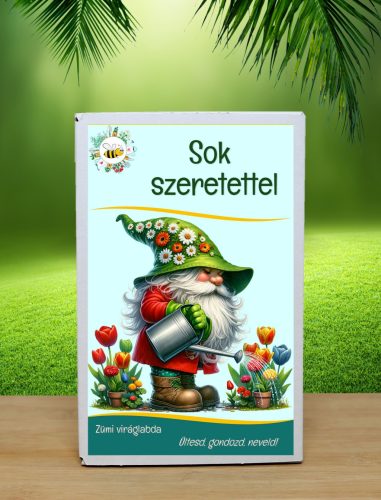 6 db.-os sok szeretettel feliratos viráglabda