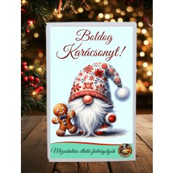   Pezsgő Fürdőgolyók – Forró Mézeskalács illattal, „Boldog karácsonyt” felirattal