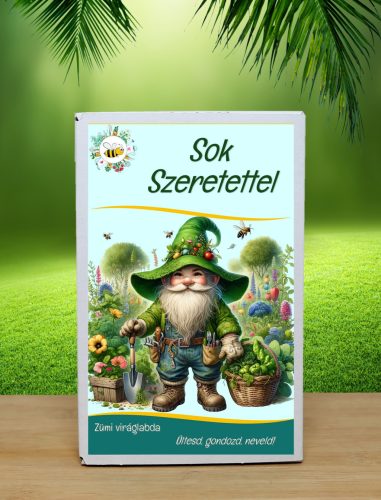 12 db.-os sok szeretettel feliratos viráglabda