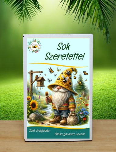 12 db.-os sok szeretettel feliratos viráglabda