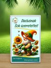 Óvónőnek Sok szeretettel feliratos viráglabda 12 db