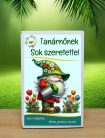 Tanárnőnek Sok szeretettel feliratos viráglabda 12 db