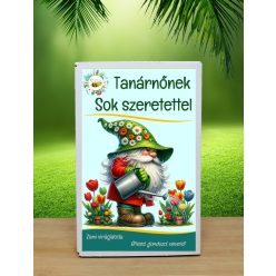 Tanárnőnek Sok szeretettel feliratos viráglabda 12 db