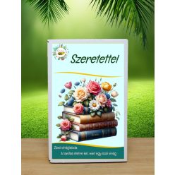 Szeretettel feliratos viráglabda 12 db